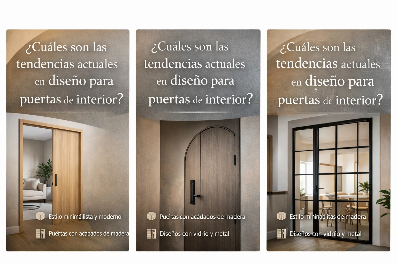 Cuales son las tendencias actuales en diseno para puertas de interior - &iquest;Cu&aacute;les son las tendencias actuales en dise&ntilde;o para puertas de interior en Barcelona?