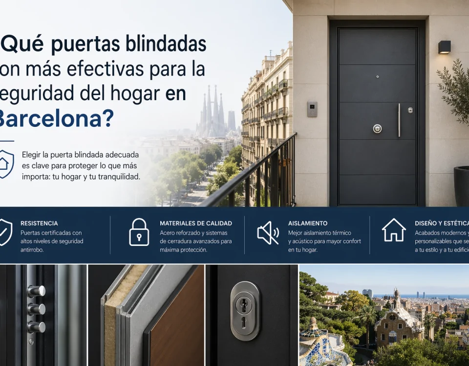 Que puertas blindadas son mas efectivas para la seguridad del hogar en Barcelona 960x750 - ¿Qué puertas blindadas son más efectivas para la seguridad del hogar en Barcelona?