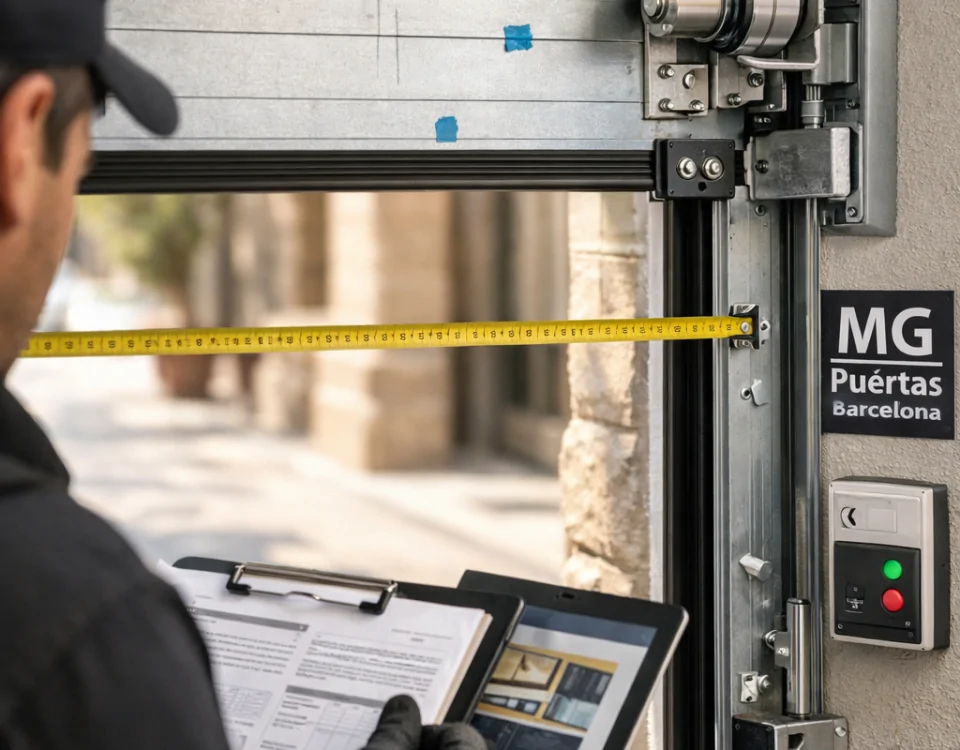 ¿Dónde puedo comprar puertas de garaje de alta seguridad en Barcelona?